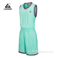 Uniformes de camisas de baloncesto seco y transpirable para hombres